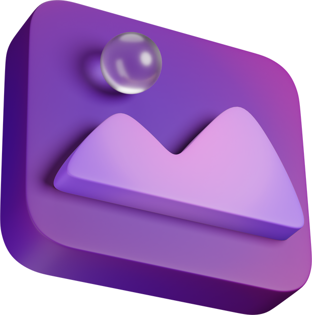 Purple 3D Picture