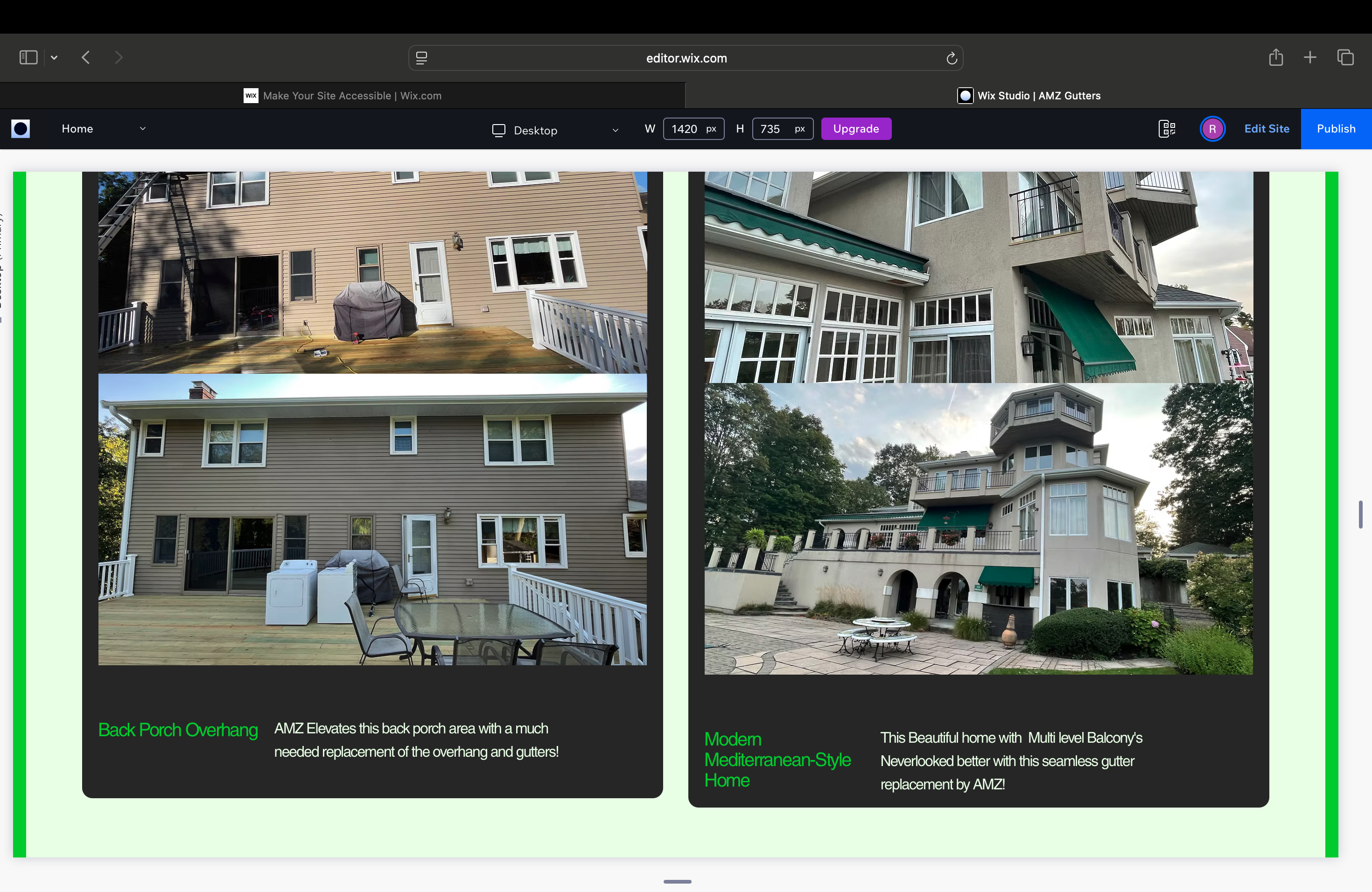 Gutter Services Website