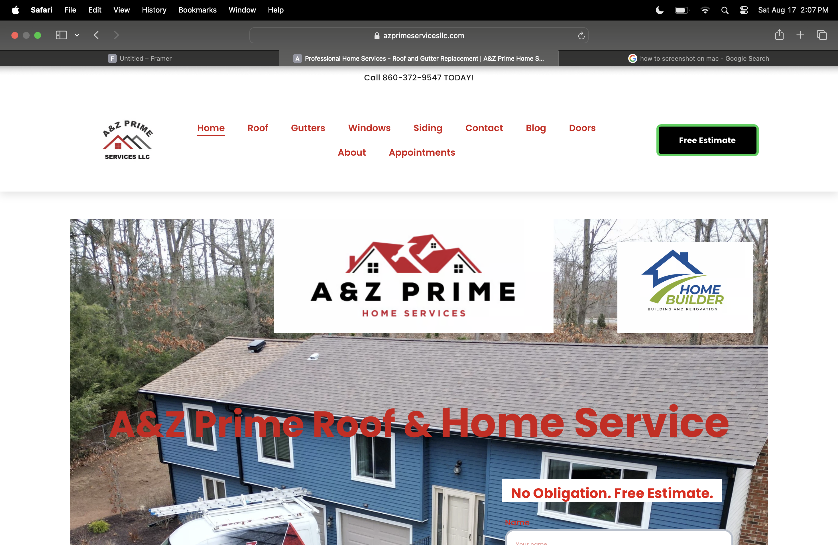 Home Services Website