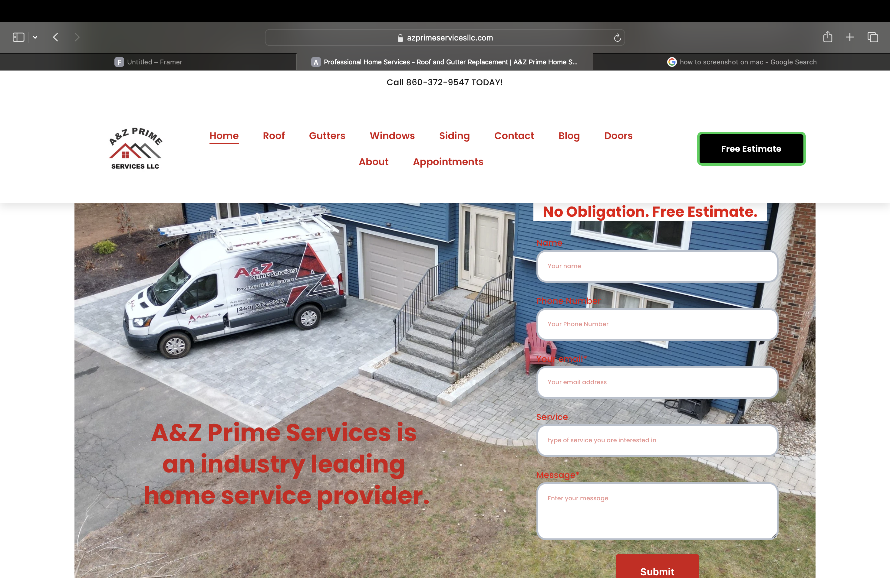 Home Services Website