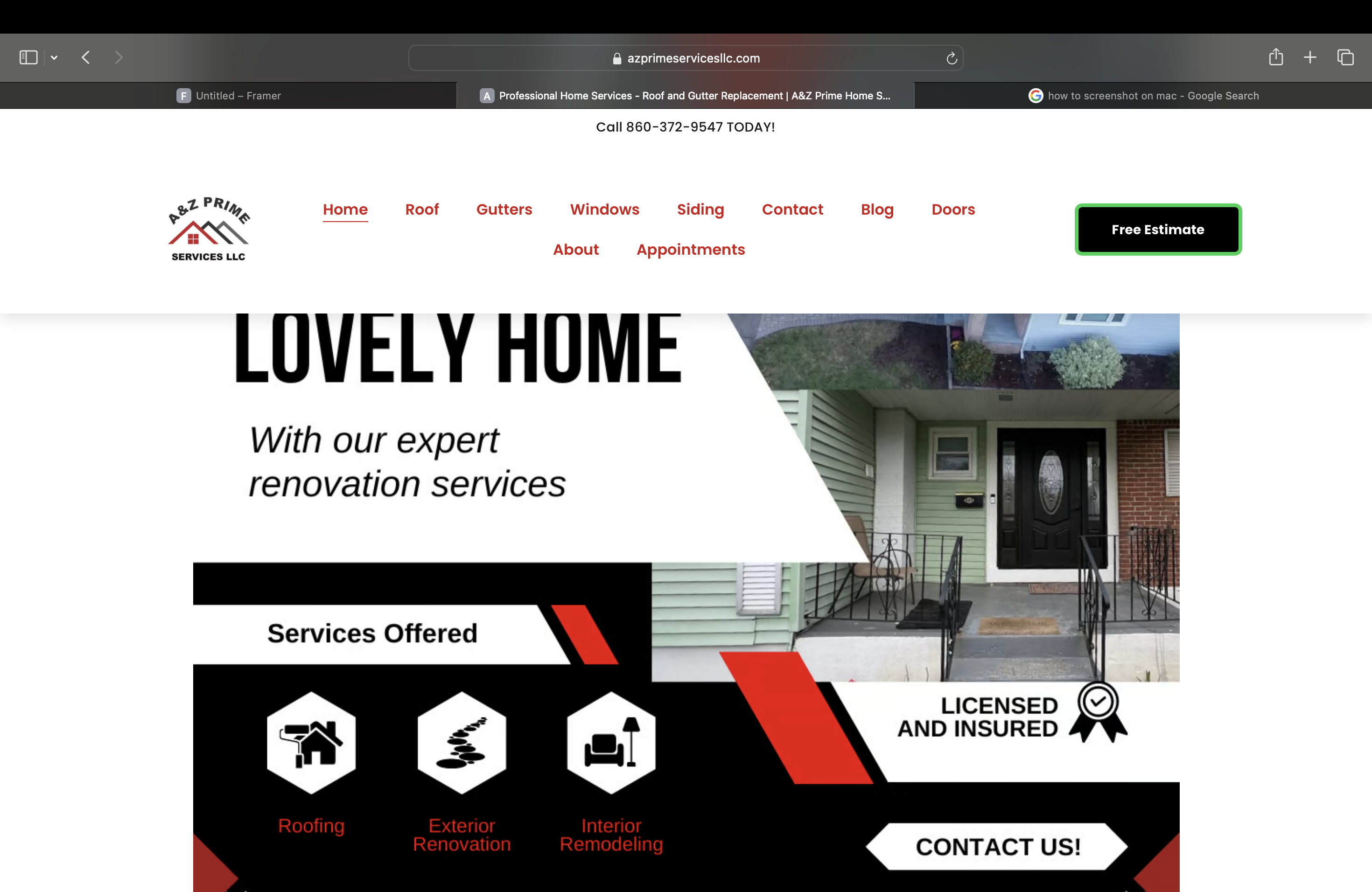 Home Services Website