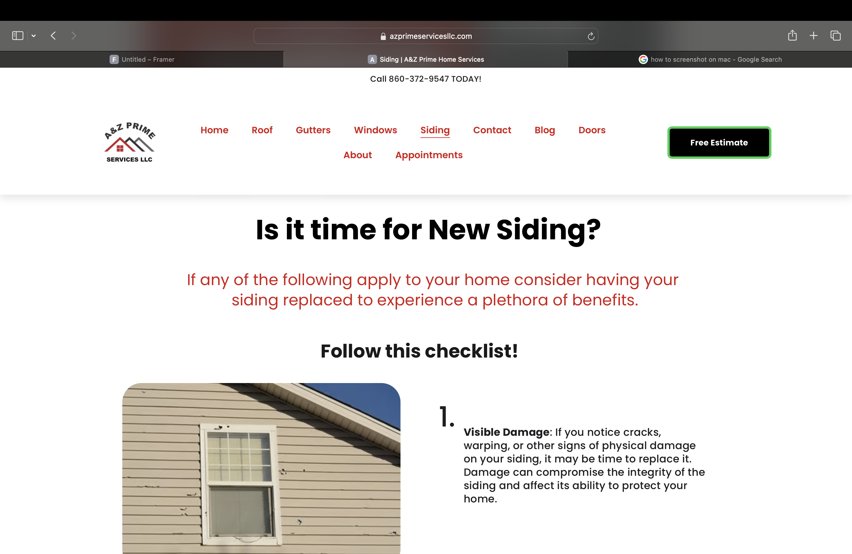 Home Services Website