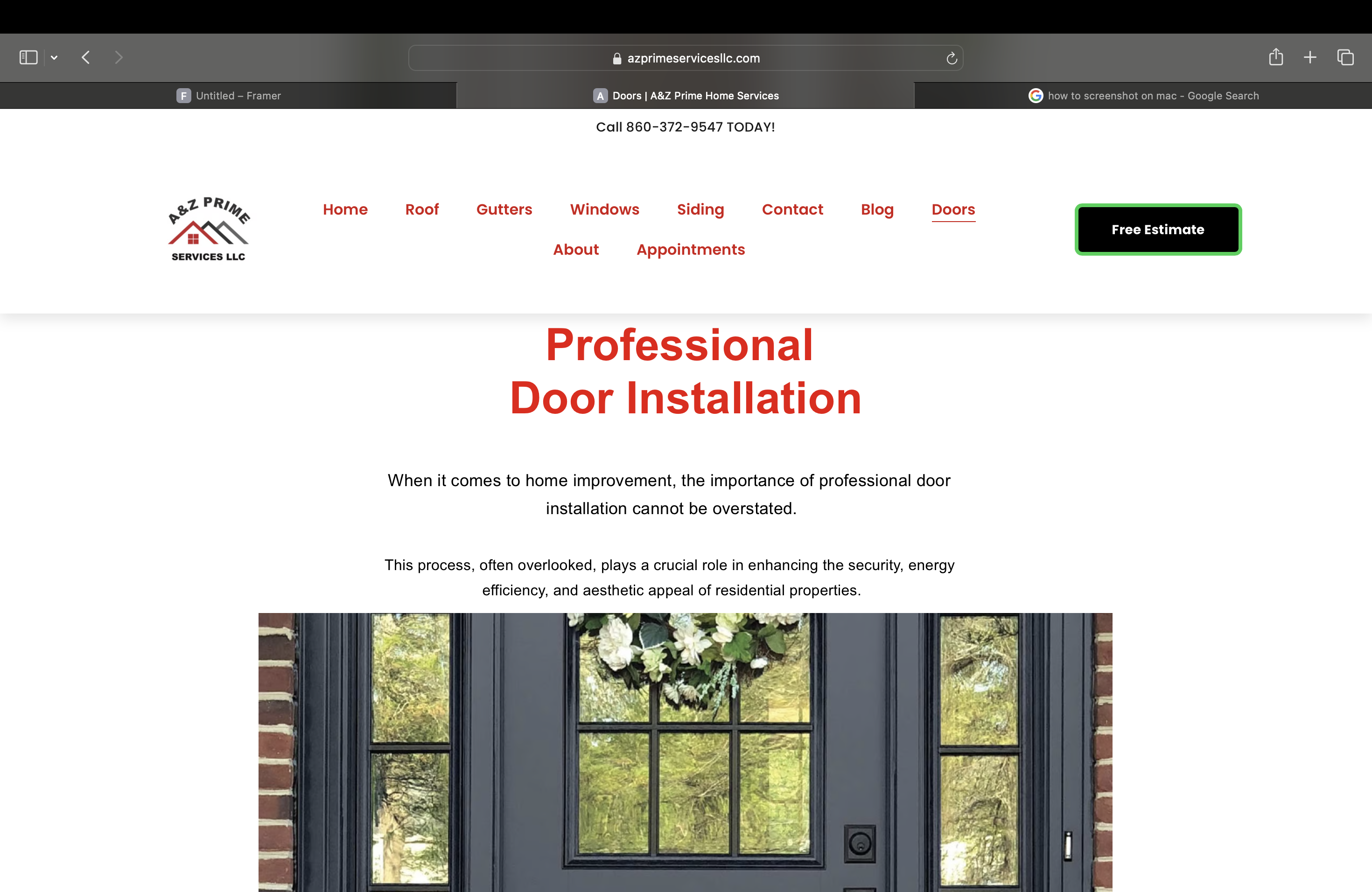 Home Services Website