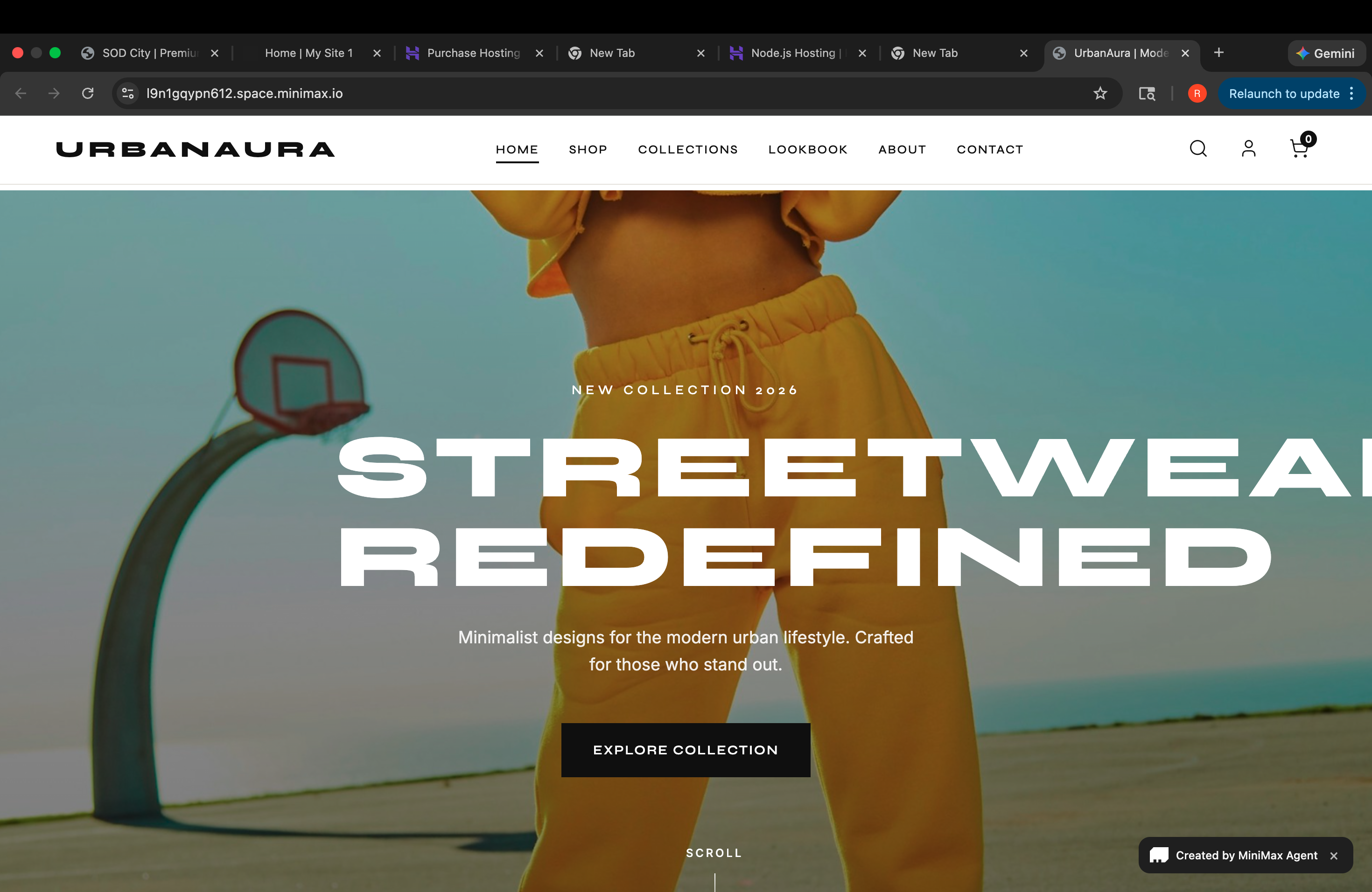 Trendy Clothing Store Website