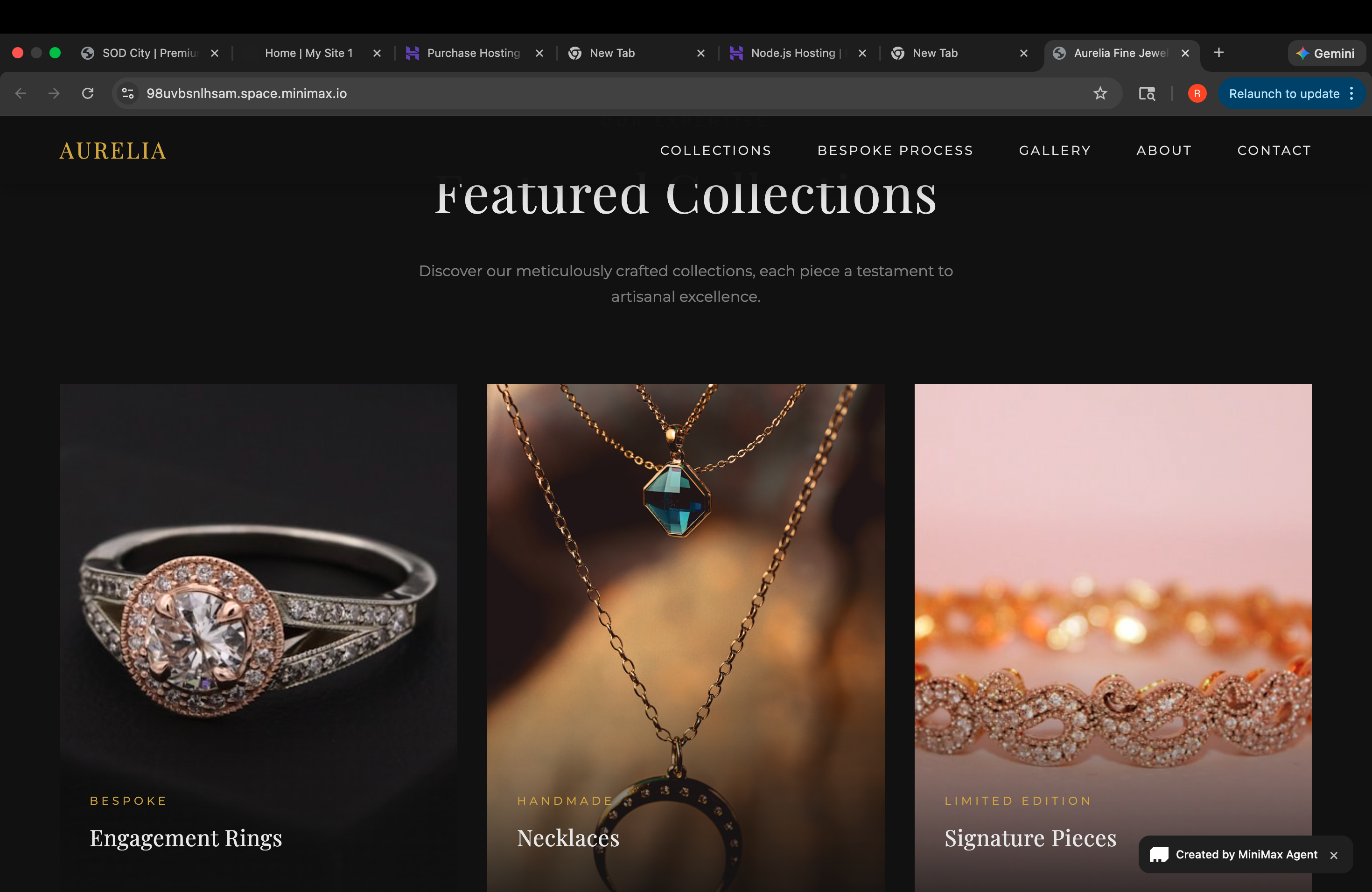 Jewelry Store Website